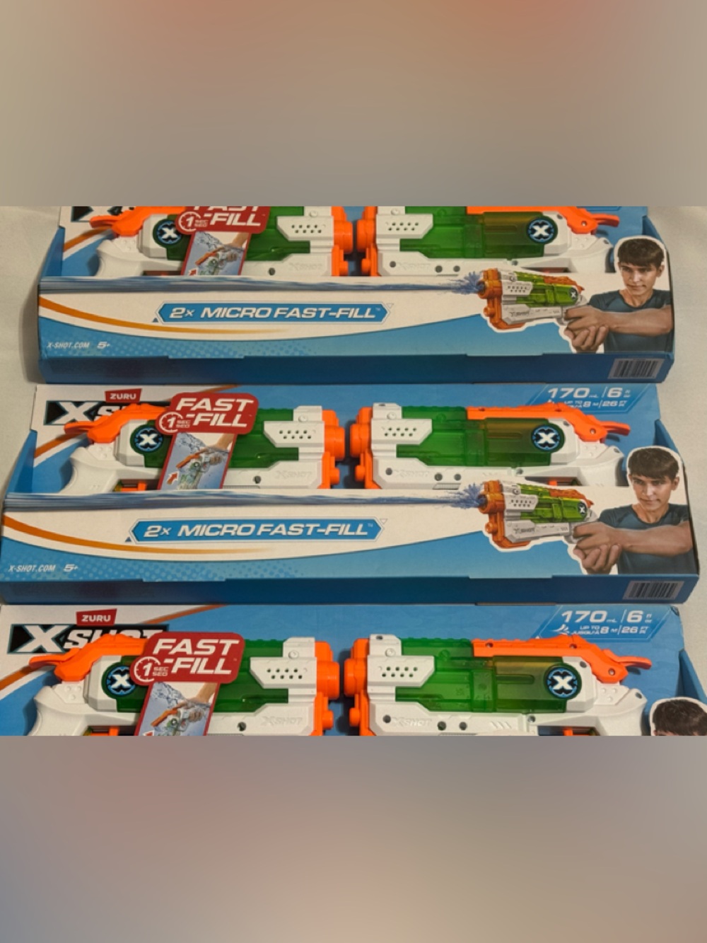 2X-Shot MicroFast-Fill Kids Water Blaster -